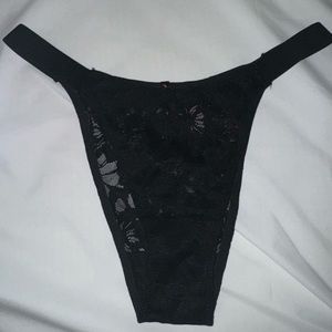 Pink Brazilian lace panty